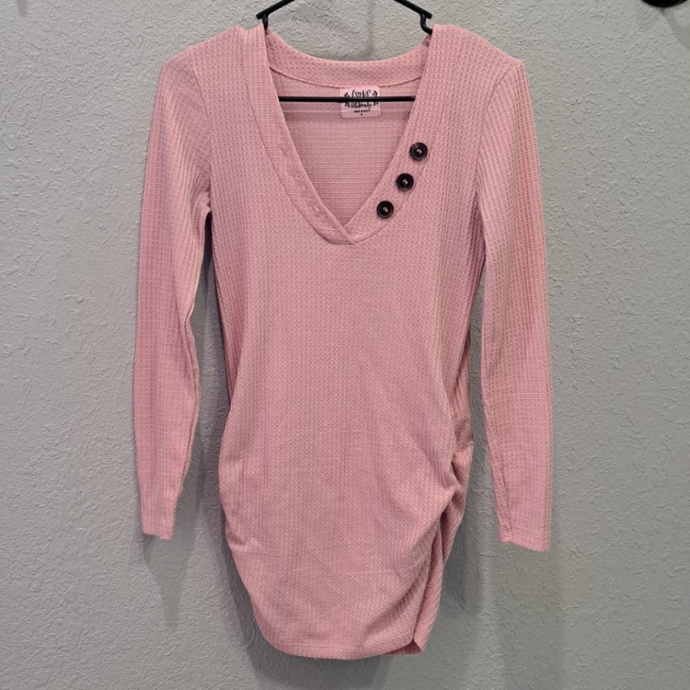 Love Maternity Pink Sweater - Size S